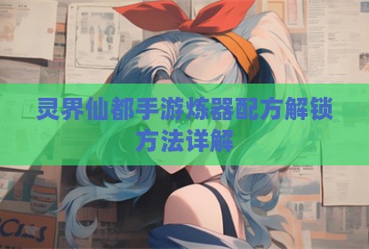 灵界仙都手游炼器配方解锁方法详解