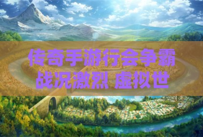 传奇手游行会争霸战况激烈 虚拟世界上演热血角逐